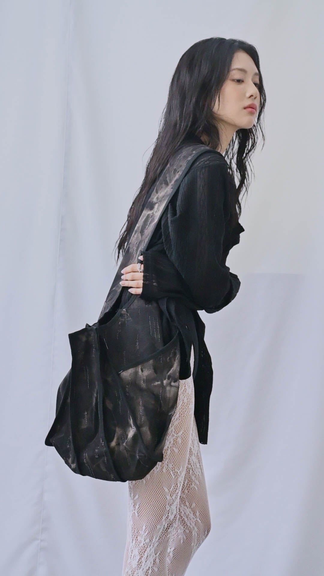 Terrway x 聯名燒花側背包