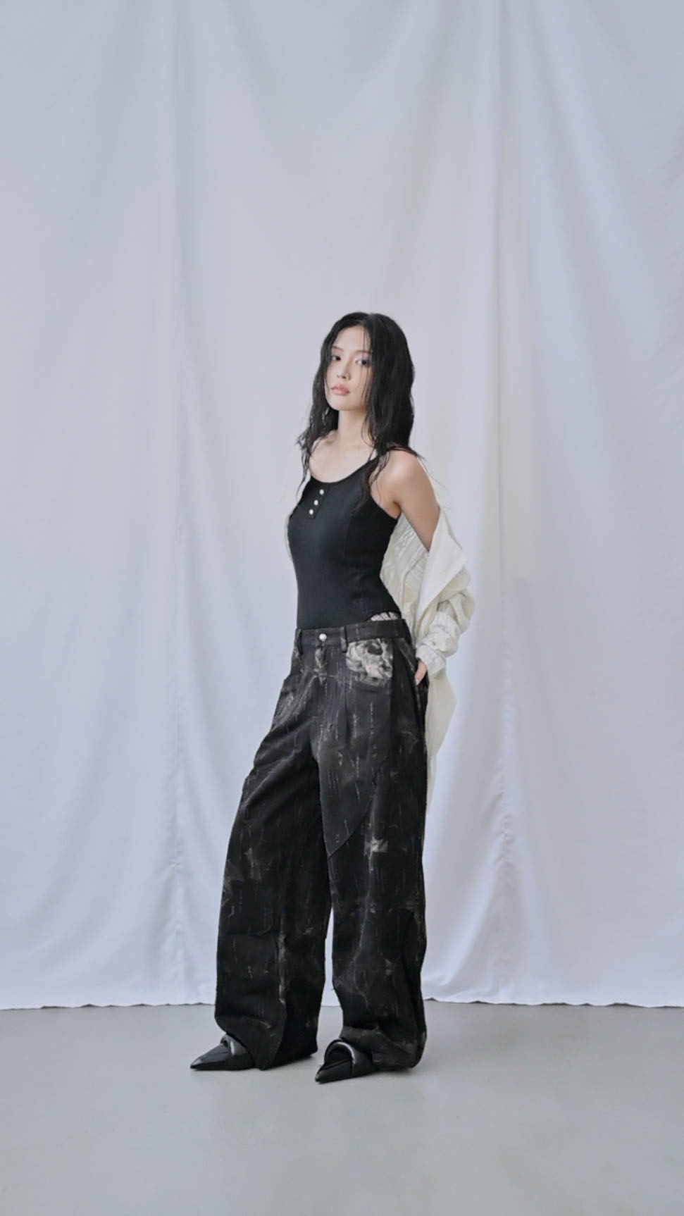 彈性芭蕾細肩包屁衣