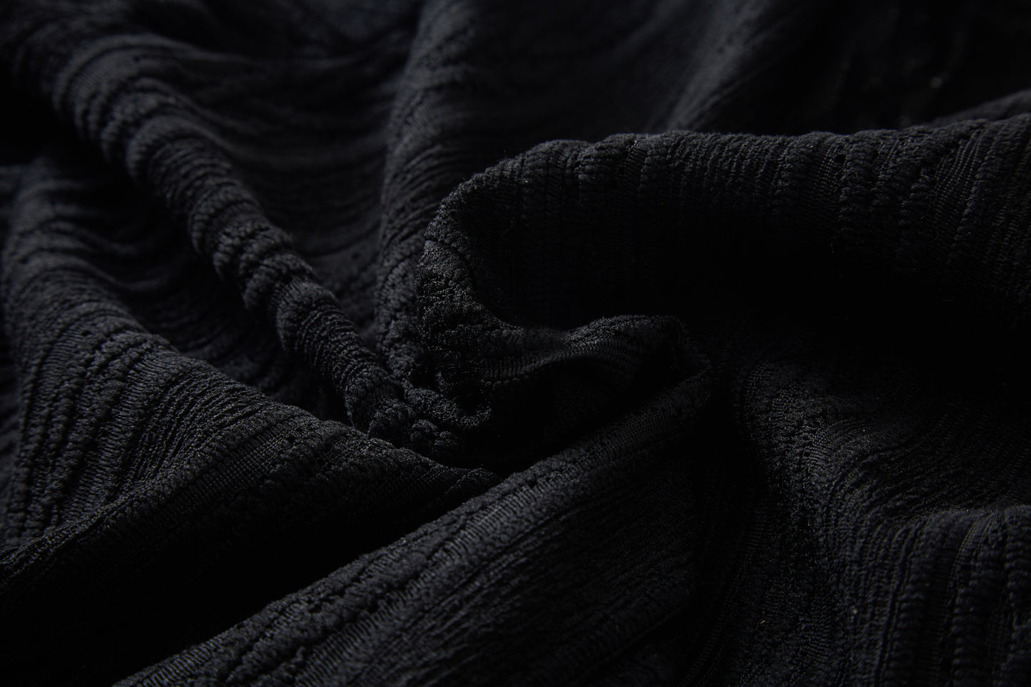 蕾絲垂褶針織罩衫