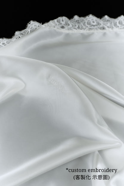 𝑳𝑳 𝑬𝒎𝒃𝒆𝒓 𝒔𝒄𝒂𝒓𝒇-絲緞蕾絲多用途方巾平口上衣