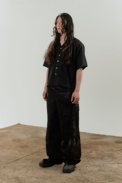 𝑳𝑳 𝑬𝒎𝒃𝒆𝒓 𝒔𝒄𝒂𝒓𝒇-絲緞蕾絲多用途方巾平口上衣