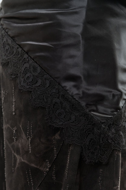 𝑳𝑳 𝑬𝒎𝒃𝒆𝒓 𝒔𝒄𝒂𝒓𝒇-絲緞蕾絲多用途方巾平口上衣