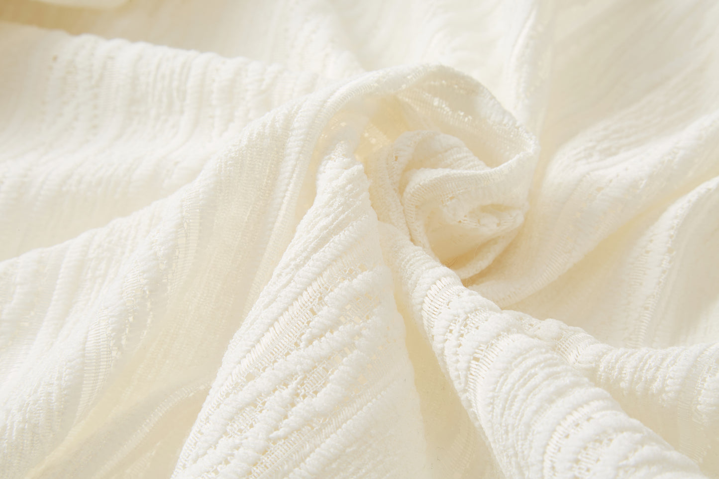 蕾絲垂褶針織罩衫